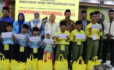 DHIBRA Pesantren Shiddiqiyyah Gelar Santunan Nasional dan Luar Negeri
