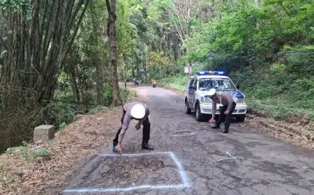 Satlantas Polres Trenggalek Petakan Jalan Rusak, Cegah Potensi Kecelakaan