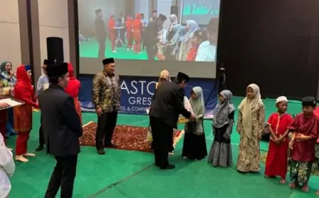 Peringati Harhubnas, PT DLU Ajak Ratusan Anak Yatim Berdoa untuk Keselamatan Transportasi Indonesia