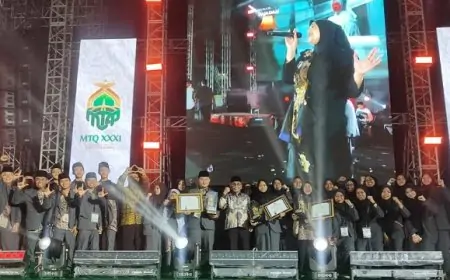 Kafilah MTQ Jombang Raih Peringkat 7 di MTQ Jawa Timur