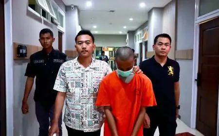 Polres Gresik Amankan Pelaku Asusila Anak di Bawah Umur