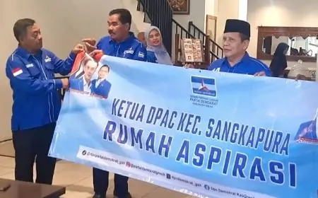 Plt Ketua DPC Demokrat Gresik Launching Rumah Aspirasi di 18 Kecamatan