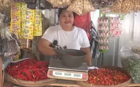 Sepekan Terakhir Harga Sayur dan Bumbu Dapur  di Pasar Legi Jombang  Mulai Naik 