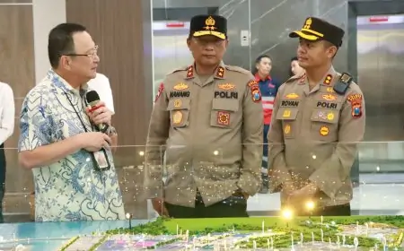 Pastikan Keamanan Investasi, Kapolda Jatim Tinjau Markas Polri di KEK JIIPE Manyar Gresik