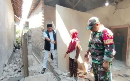 Bupati Situbondo Pastikan Rehabilitasi 118 Rumah Warga Terdampak Gempa