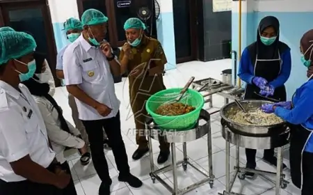 Bupati Gatut Sunu Targetkan Seluruh Dapur SPPG Tulungagung Kantongi Sertifikat Higiene Oktober 2025