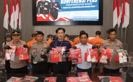 Polres Trenggalek Ungkap Belasan Kasus Narkoba, Puluhan Tersangka dan Ribuan Pil Dobel L Diamankan