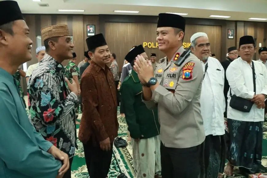 Kapolres Gresik Imbau Warga Bersama-sama Jaga Kondusifitas