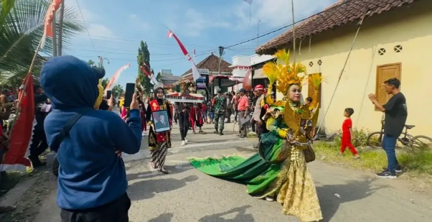 Semarak Kecamatan Kudu Gelar Pawai Budaya