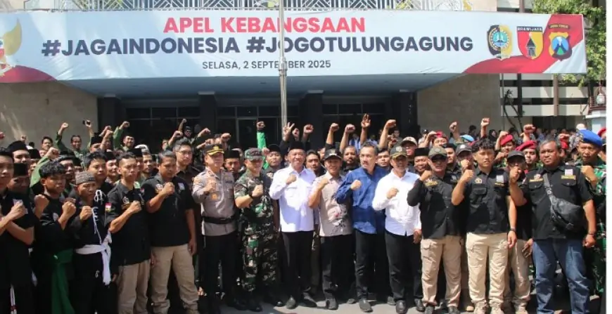Forkopimda hingga Masyarakat Deklarasikan Jaga Tulungagung dari Aksi Anarkis