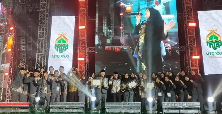 Kafilah MTQ Jombang Raih Peringkat 7 di MTQ Jawa Timur