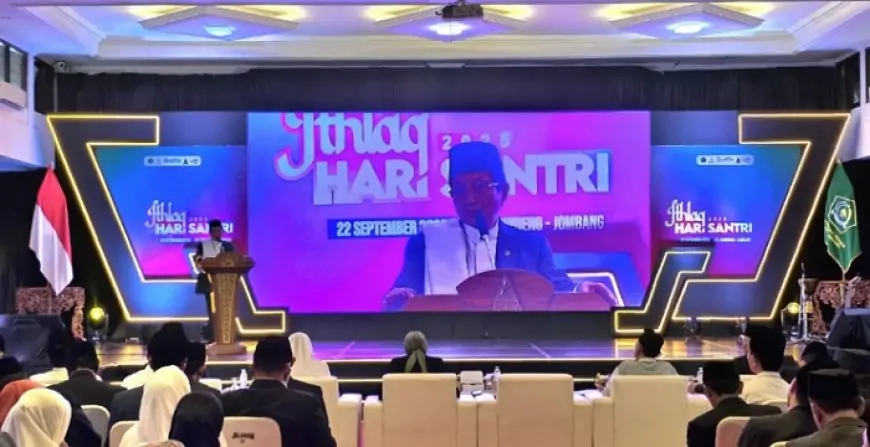 Menag Resmi Buka Hari Santri 2025 di Jombang: Pesantren Jadi Kiblat Peradaban Islam Dunia
