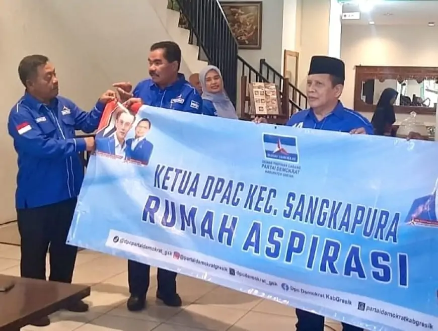 Plt Ketua DPC Demokrat Gresik Launching Rumah Aspirasi di 18 Kecamatan