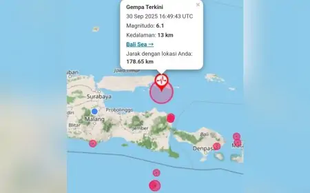 Getaran Gempa 6,5 SR Guncang Situbondo, Warga Panik hingga Pilih Tidur di Luar Rumah