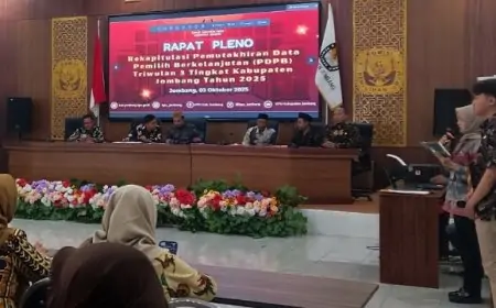 Bawaslu Jombang Sampaikan Saran Perbaikan Pemutakhiran Data Pemilih