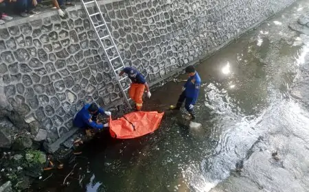Geger! Penjual Buah Keliling Ditemukan Tewas di Selokan Depan Stadion Semen