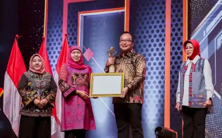 Gresik Raih Terbaik 1 Investment Award Jatim 2024