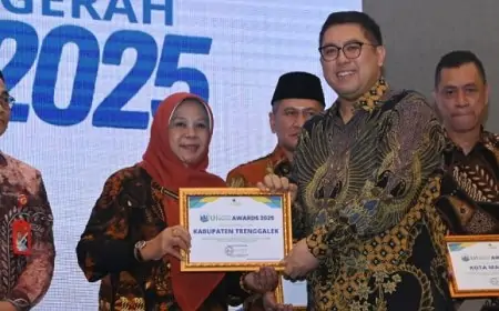 Trenggalek Naik Peringkat, Raih Penghargaan UI Green City Metric 2025