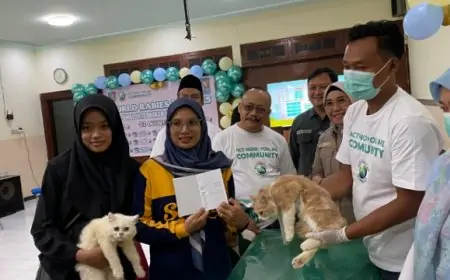 Peringati World Rabies Day, Dinas Peternakan Jombang Adakan Vaksin Rabies