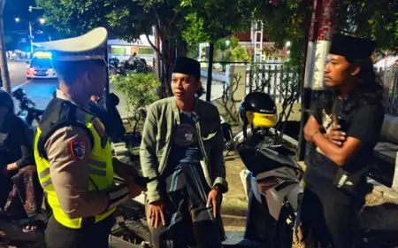 Polisi dan Warga Kompak Jaga Situbondo Aman, Satlantas Gencarkan Patroli Malam KRYD