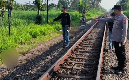 Tragedi Subuh di Kedungwaru, Tubuh Perempuan Paruh Baya Tersambar Kereta Gajayana