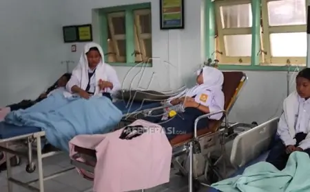Puluhan Siswa SMPN 1 Boyolangu Alami Keracunan, Diduga Usai Santap Makanan Bergizi Gratis