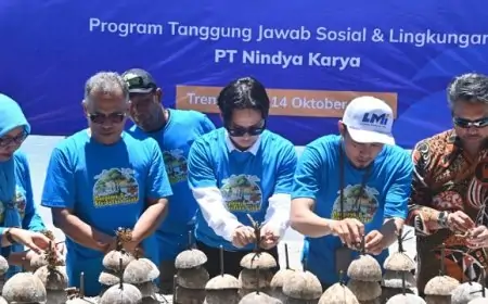 Bupati Arifin Apresiasi Aksi Tanam Mangrove dan Terumbu Karang di Trenggalek