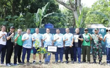 Pemkab Jombang dan Kejagung RI Tanam Pohon