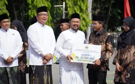 Juara Umum MTQ 2025, Pemkab Gresik Beri Reward Kafilah Gresik Total Rp814 juta