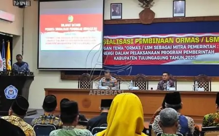 Kesbangpol Tulungagung Dorong Ormas dan LSM Jadi Mitra Strategis Pemerintah