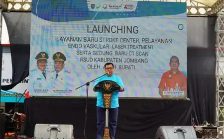 RSUD Jombang Luncurkan 3 Layanan Unggulan, Stroke Center dan CT Scan Modern