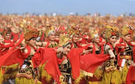 Gandrung Sewu 13 Tahun Konsisten, Banyuwangi Raih Apresiasi Kemenparekraf