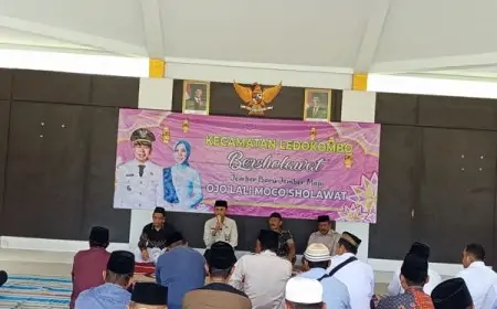 Kecamatan Ledokombo Bersholawat, Merajut Silaturahmi dan Semangat Pembangunan