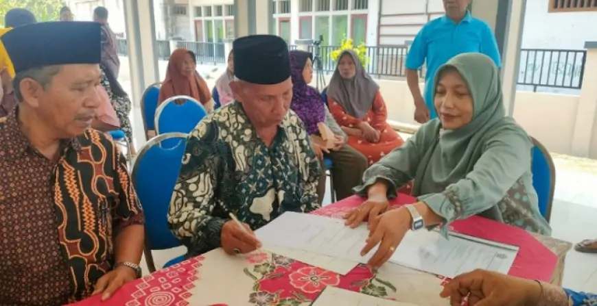 KUA Kudu Gelar Wakaf Massal Tahap II