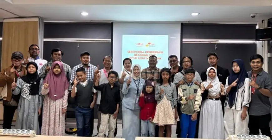 MPM Honda Jatim Kembali Memberikan Beasiswa Anak Jurnalis Berprestasi