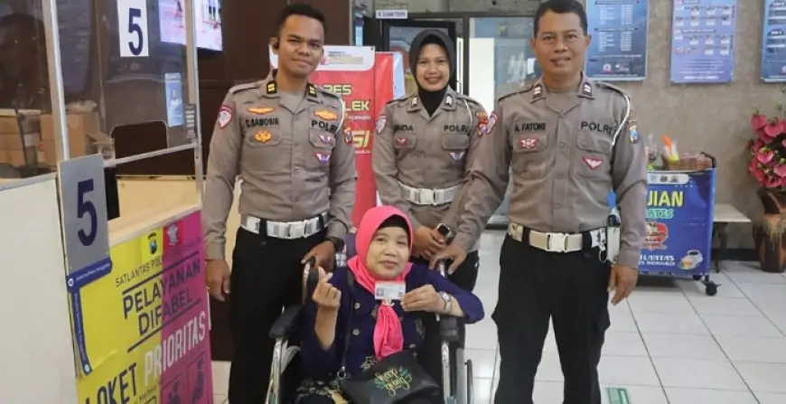 Satpas SIM Polres Trenggalek Dapat Apresiasi, Pelayanan Ramah Difabel Bikin Nyaman