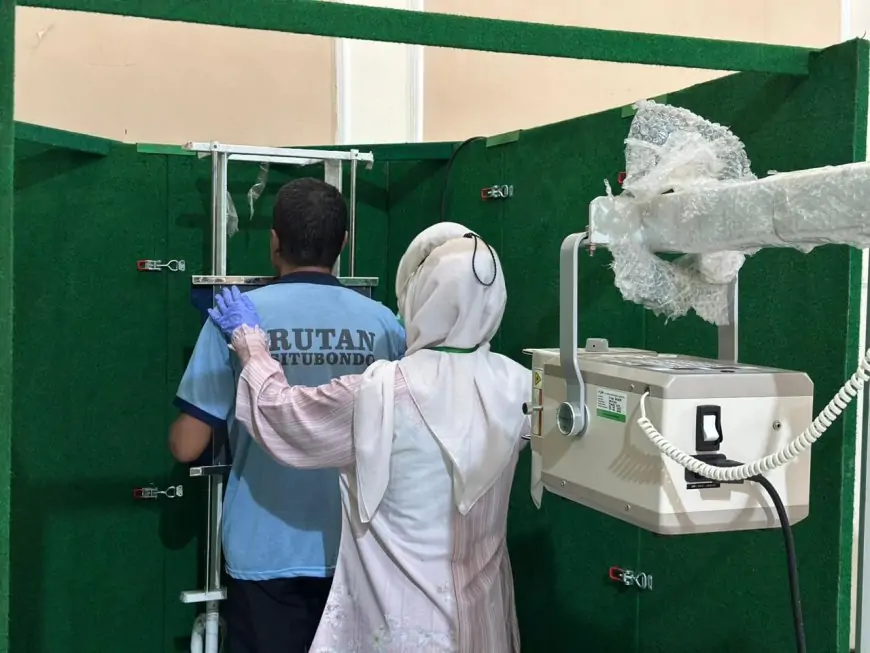Cegah Penularan TBC, Rutan Situbondo Gelar Skrining Massal dan Pemeriksaan Rontgen bagi Warga Binaan