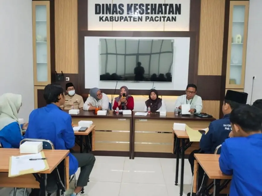 PMII Pacitan Audiensi dengan Dinas Kesehatan, Bahas Pelayanan dan Pemerataan Nakes