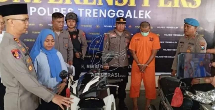 Polres Trenggalek Ungkap Aksi Begal di Jalan Raya Dongko-Panggul