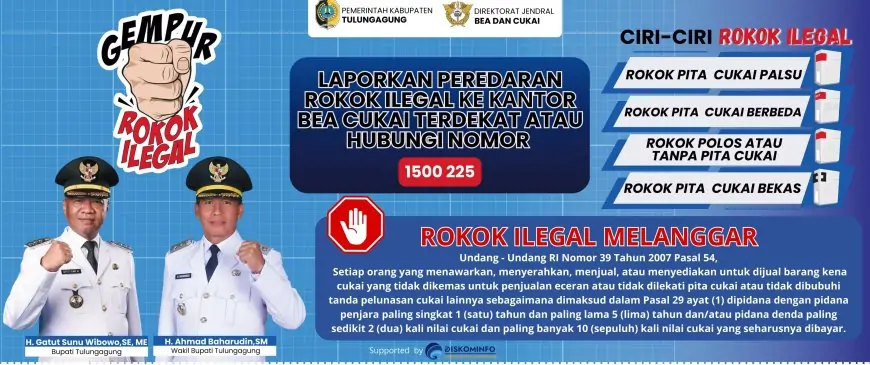 DBHCHT Jadi Penggerak Utama Pembangunan Tulungagung 2025, Fokus pada Kesejahteraan, Kesehatan, dan Penegakan Hukum