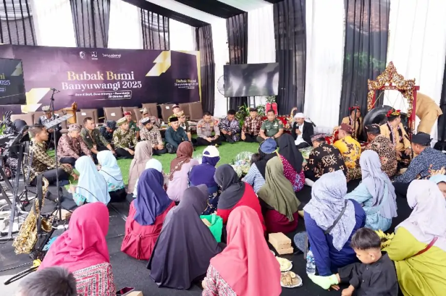 Tradisi Bubak Bumi di Banyuwangi, Petani Bersyukur dan Berharap Panen Berlimpah