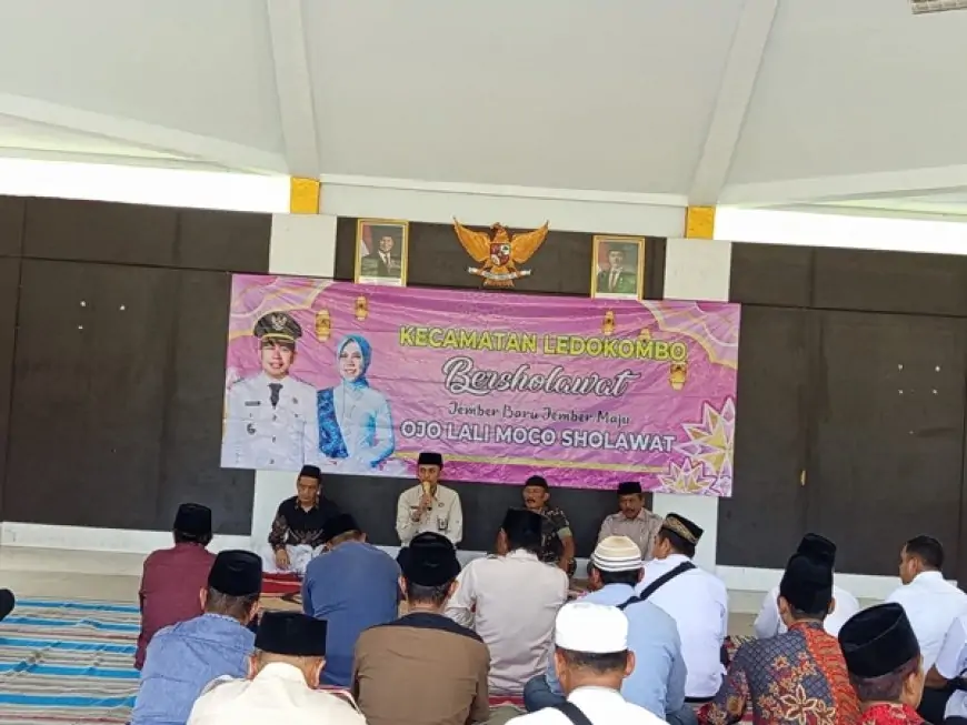 Kecamatan Ledokombo Bersholawat, Merajut Silaturahmi dan Semangat Pembangunan