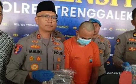 Polres Trenggalek Tetapkan Satu Tersangka Kasus Penganiayaan Guru SMPN 1, Berawal dari Teguran Siswi Bermain HP