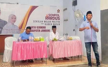 Gerindra Jombang Serukan Semua Kader Jadi Agen Perubahan