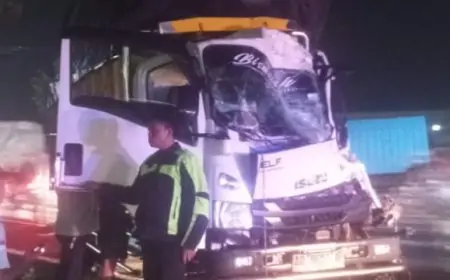 Tabrak Mobil Kendaraan Mogok, Penumpang Tewas di Lokasi Kejadian