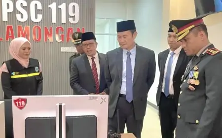 Pemkab Lamongan Luncurkan Layanan Publik Safety Canter 119