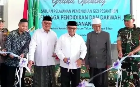 Bupati Blitar Resmikan SPPG PP Jati Sanan