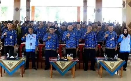 Rakorwasdes, Bupati Rijanto Tekankan Integritas dan Sinergi Pengawasan