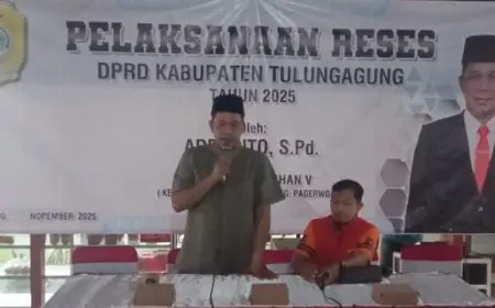 Reses di Rejosari Jadi Ajang Curhat Warga, Anggota DPRD Tulungagung Adrianto: Bantuan Pokmas Tetap Ada Meski Terbatas