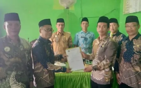 Sertijab Kepenghuluan KUA Ploso, Wujudkan Pelayanan Bermutu